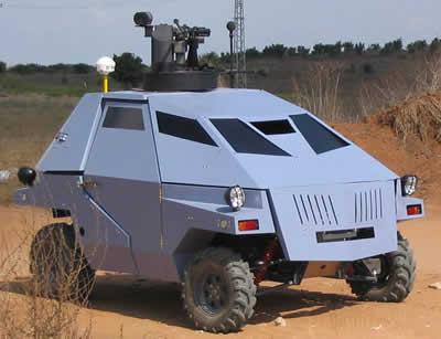 以色列研发的“先锋哨兵”自主无人地面车辆