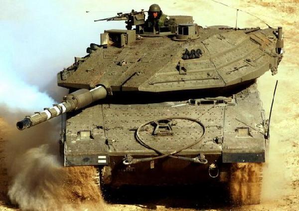 装备灭火抑爆系统的以色列坦克，能在100-200毫秒把火扑灭