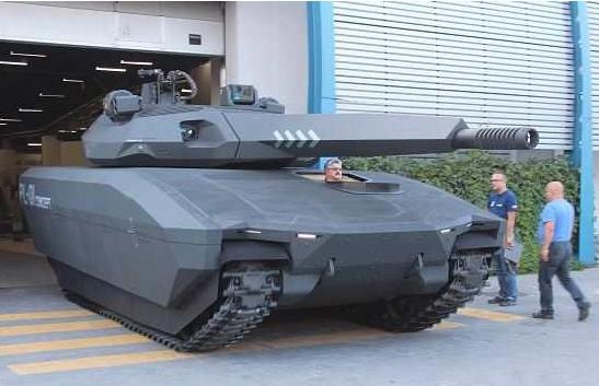 波兰pl-01隐身坦克，看外型便知它具备了隐身的主要特点