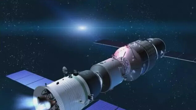 神舟-11与天宫-2成功完成“太空之吻”！