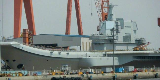 台媒：中国首艘国产航母发动机未试车 短期无法下水